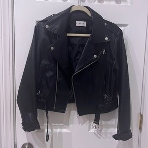 Women's Black Leather Jacket
